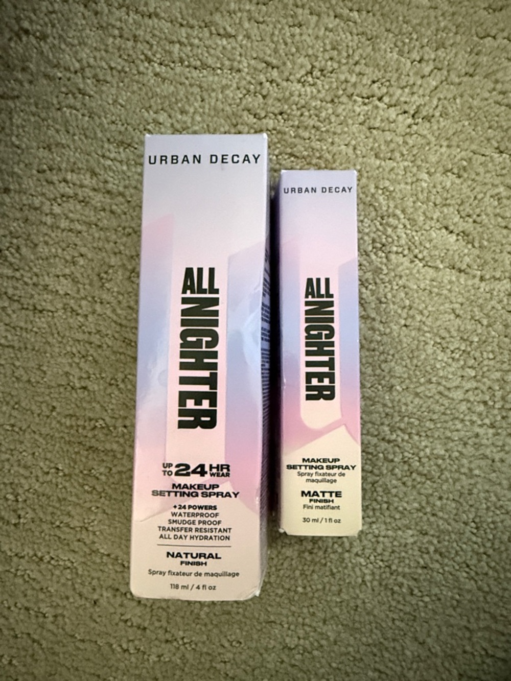 Urban Decay All Nighter Setting Spray Bundle